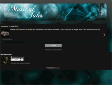 Tablet Screenshot of musicaltales.com